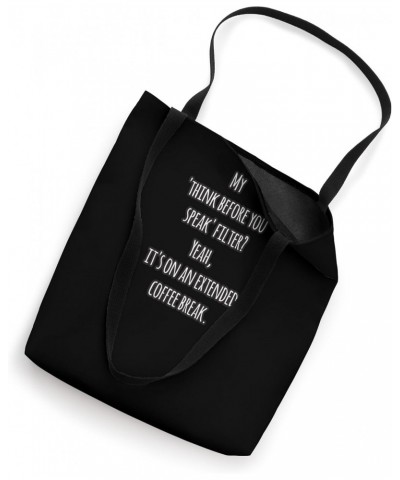 TBI Unfiltered - Funny Traumatic Brain Injury Quote Gift Tote Bag $16.66 Totes