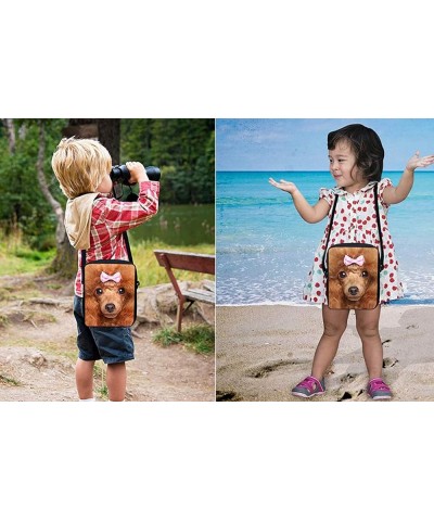 Fashion Small Crossbody Bags for Children Women Men Travel Shoulder Bag Purse Chinese Crested Flower $9.71 Crossbody Bags