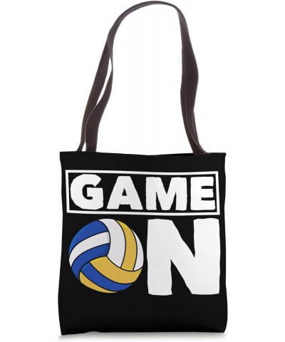 Volleyball Game On Funny Volleyball Tote Bag $14.99 Totes