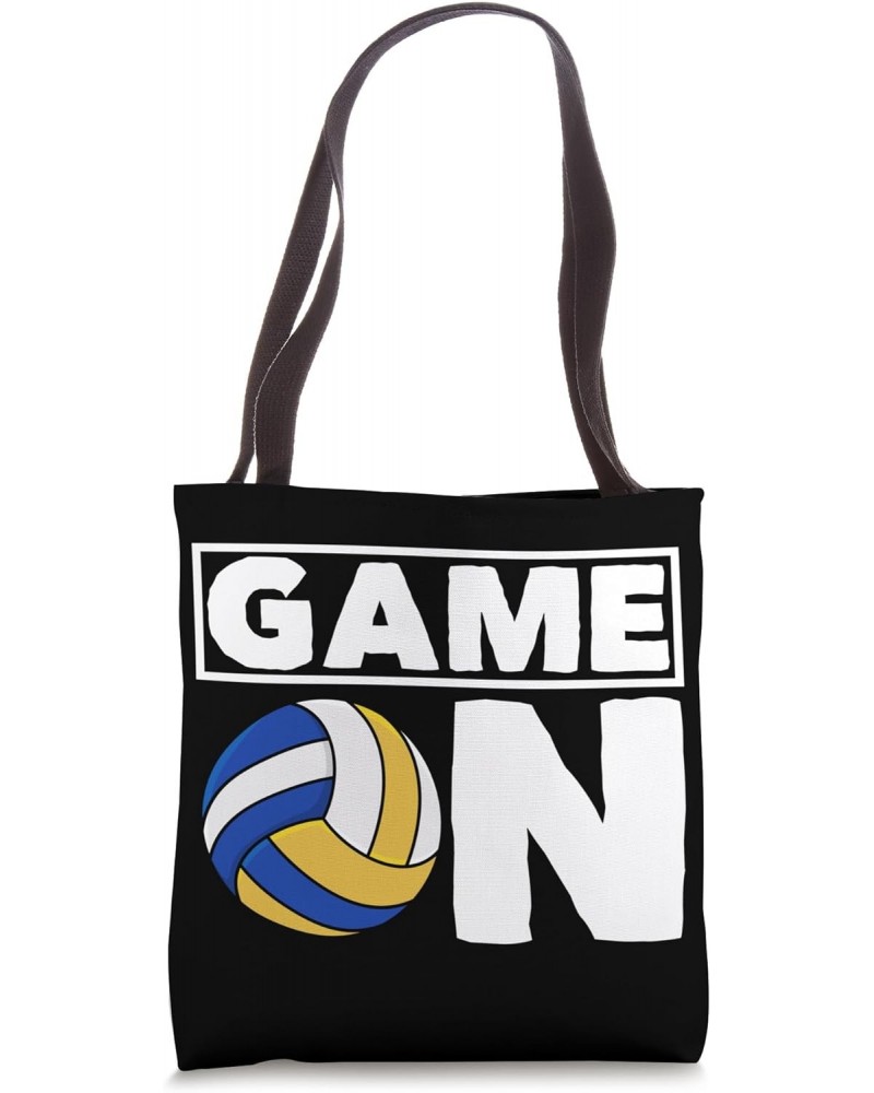 Volleyball Game On Funny Volleyball Tote Bag $14.99 Totes