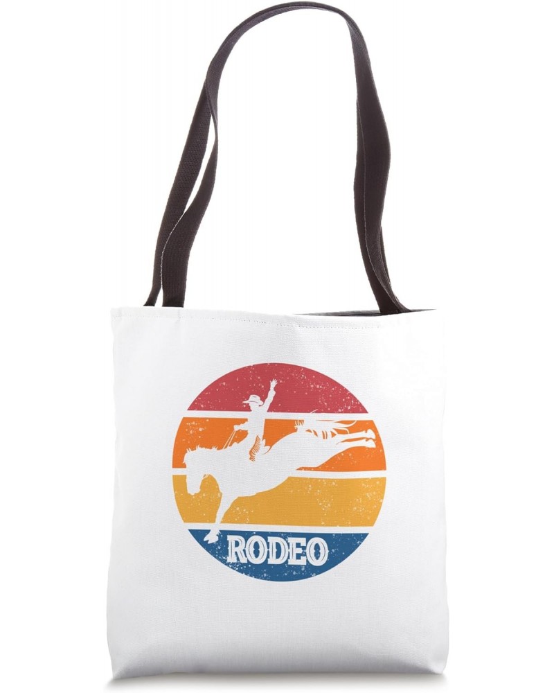 Rodeo Bull Horse Riding Equestrian Western Cowgirl Cowboy Tote Bag $13.98 Totes