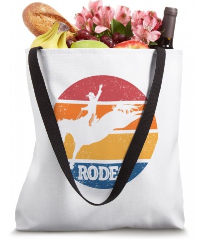 Rodeo Bull Horse Riding Equestrian Western Cowgirl Cowboy Tote Bag $13.98 Totes