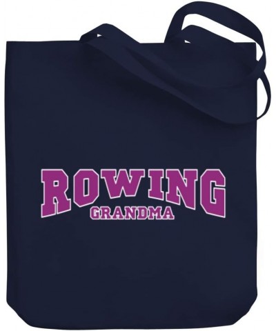 Rowing Grandma Deflated Style Canvas Tote Bag 10.5" x 16" x 4 $22.39 Totes