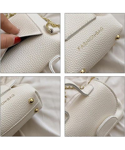 Small Crossbody Bags Cell Phone Purse Shoulder Bag for Women, Top Handle Clutch Handbag (Black) White $36.43 Totes