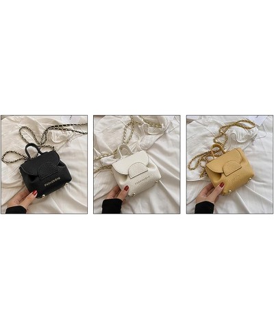 Small Crossbody Bags Cell Phone Purse Shoulder Bag for Women, Top Handle Clutch Handbag (Black) White $36.43 Totes