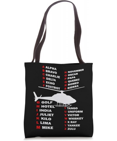 Helicopter Pilot - Military Heli Aviator Tote Bag $8.80 Totes