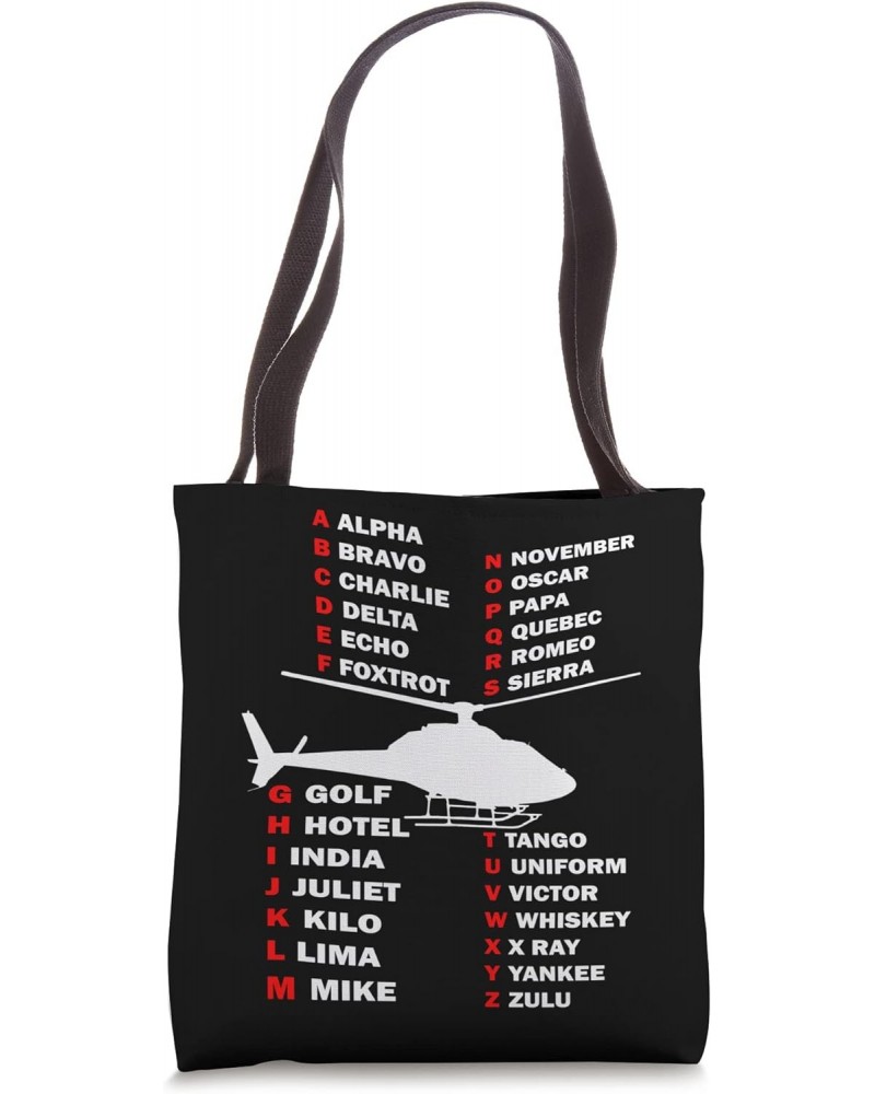 Helicopter Pilot - Military Heli Aviator Tote Bag $8.80 Totes