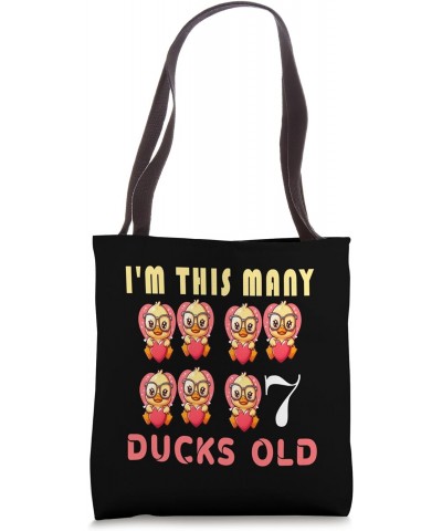 I'm This Many ducks Old 7th Birthday 7 years, seven Tote Bag $12.00 Totes