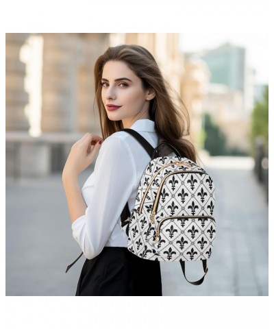 Mardi Gras Backpack Purse for Women Fashion Ladies Shoulder Bags Travel Bag with Zipper Weekend Bag,S Medium $13.02 Backpacks