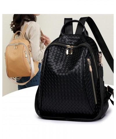 Backpack Women's Fashion Outdoor Travel Backpack Casual Fashion Foreign Light Texture Soft Leather Women's Bag New $18.84 Bac...