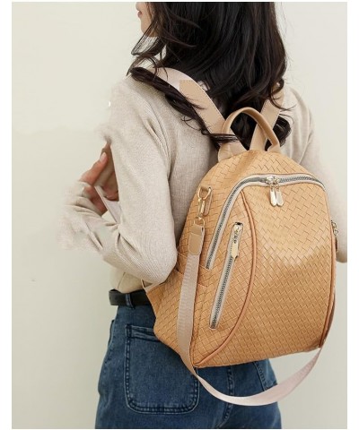 Backpack Women's Fashion Outdoor Travel Backpack Casual Fashion Foreign Light Texture Soft Leather Women's Bag New $18.84 Bac...