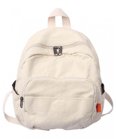 Vintage Denim Laptop Backpack Casual Canvas Daypack Handbag Purse Lightweight Rucksack Shoulder Bag 484 Beige $14.35 Backpacks