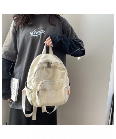 Vintage Denim Laptop Backpack Casual Canvas Daypack Handbag Purse Lightweight Rucksack Shoulder Bag 484 Beige $14.35 Backpacks