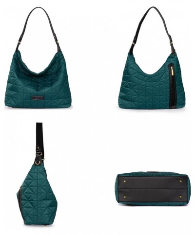 Wrangler Quilted Hobo Purses and Handbags for Women Shoulder Crossbody Bags B-l-blue $11.39 Hobo Bags