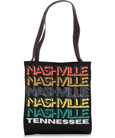 NASHVILLE TENNESSEE | Block Vintage Retro Love Gift Souvenir Tote Bag $11.13 Totes