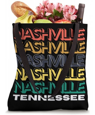 NASHVILLE TENNESSEE | Block Vintage Retro Love Gift Souvenir Tote Bag $11.13 Totes