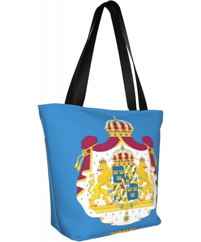 Coat Of Arms Of Swedish Fashion Shoulder Bag Large Capacity For Man Or Woman $17.28 Totes