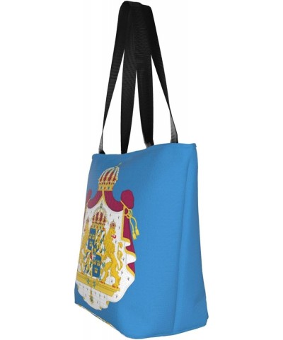 Coat Of Arms Of Swedish Fashion Shoulder Bag Large Capacity For Man Or Woman $17.28 Totes