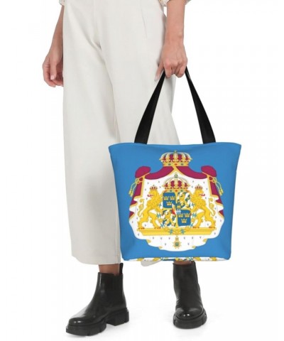 Coat Of Arms Of Swedish Fashion Shoulder Bag Large Capacity For Man Or Woman $17.28 Totes