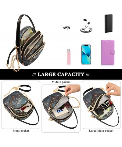 Marble Texture Trendy Crossbody Bags for Women Women's Shoulder Handbags Valentine's Day Sloths Heart $12.83 Shoulder Bags