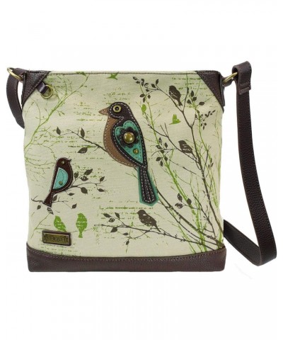 Chala Handbags Safari Bird Canvas Crossbody Bag Purse $25.96 Crossbody Bags