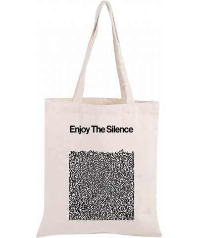 Singer Inspired Gift Enjoy The Silence Song Lyrics Tote Bag Music Album Lover Gift Singer Fan Gift Singer Inspired Shopping B...