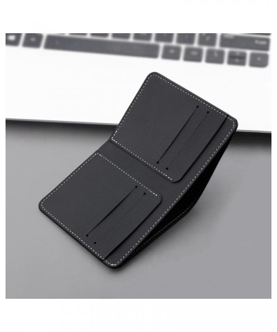 Fashion Coin ID Short Wallet Solid Color Men Open Purse Multiple Card Checkbook Wallets for Women Under 10 Black-0 $8.92 Wallets