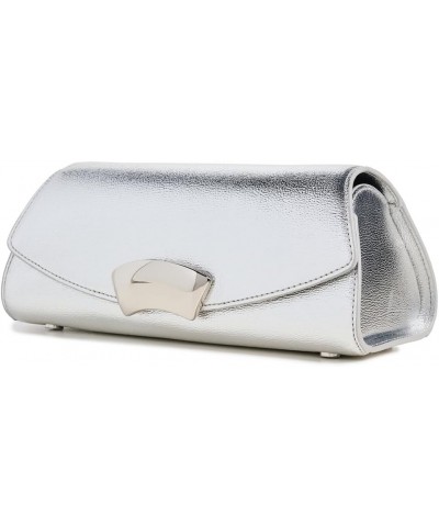 Women's ID Clutch, Silver, One Size Silver $203.05 Clutches