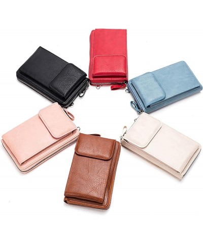 Small Crossbody Cell Phone Purse for Women Cellphone Wallet Bag with Credit Card Slots Off-white $9.87 Crossbody Bags