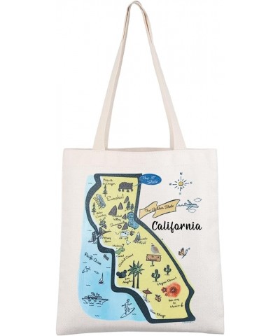 California Souvenirs Gifts California Tote Bag California State Themed Gift California Travel Welcome Bags Eco Bags Californi...