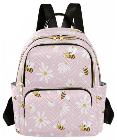 Women Backpack Purse Daisy and Bee Fashion Shoulder Bags Travel Backpack Small Daypacks S Medium $14.04 Backpacks