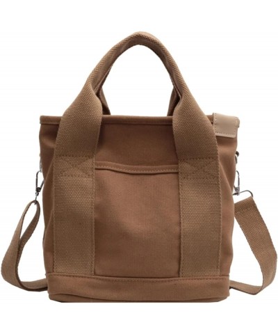 Canvas Small Crossbody Bags for Women 2023 Handbags Women Bags Casual Ladies Shoulder Messenger Bag Khaki $19.80 Shoulder Bags