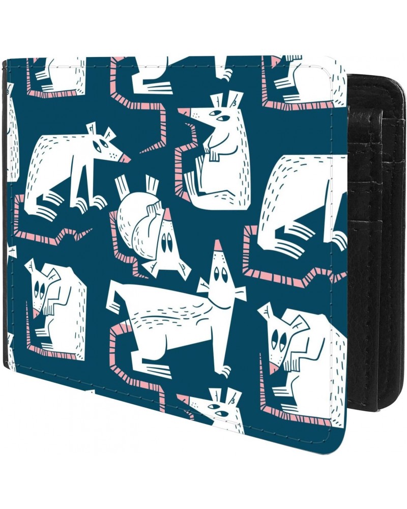 Unique Desige Pattern - Rats and mousepattern, Slim Front Pocket Wallet Billfold RFID Blocking $8.34 Wallets