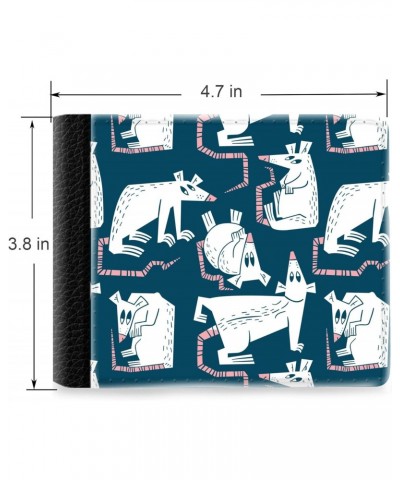 Unique Desige Pattern - Rats and mousepattern, Slim Front Pocket Wallet Billfold RFID Blocking $8.34 Wallets