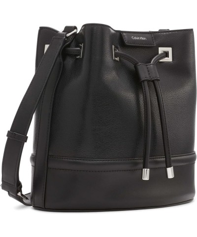 Ash Bucket Crossbody Black/Silver $46.90 Crossbody Bags