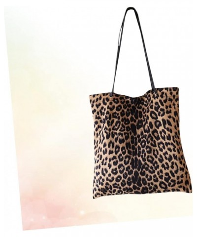 2pcs Leisure Bag Shoulder Bag Korean Style Handbag Cosmetic Organizer Bag Waterproof Tote Bag Leopard Brownx3pcs $15.79 Others