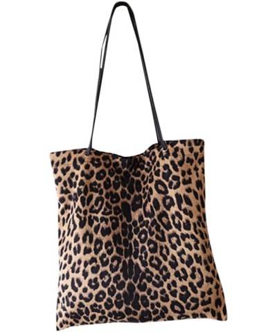 2pcs Leisure Bag Shoulder Bag Korean Style Handbag Cosmetic Organizer Bag Waterproof Tote Bag Leopard Brownx3pcs $15.79 Others