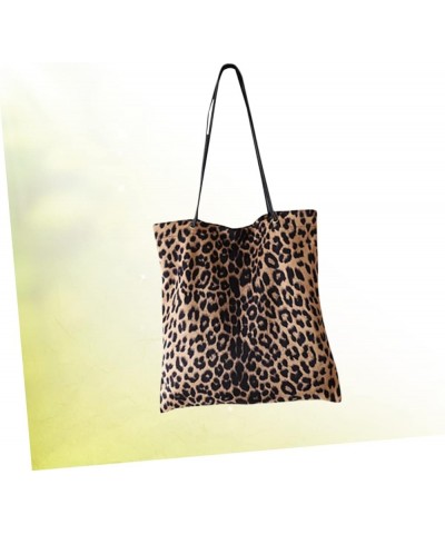 2pcs Leisure Bag Shoulder Bag Korean Style Handbag Cosmetic Organizer Bag Waterproof Tote Bag Leopard Brownx3pcs $15.79 Others