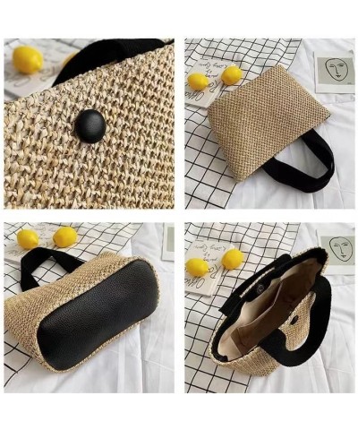 Straw Shoulder Bag Straw Clutch Straw Crossbody Bag Casual Beach Straw Handmade Bag for Women Envelope Purse Wallet Medium $1...