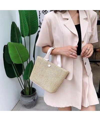 Straw Shoulder Bag Straw Clutch Straw Crossbody Bag Casual Beach Straw Handmade Bag for Women Envelope Purse Wallet Medium $1...