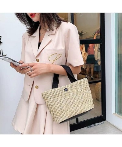 Straw Shoulder Bag Straw Clutch Straw Crossbody Bag Casual Beach Straw Handmade Bag for Women Envelope Purse Wallet Medium $1...