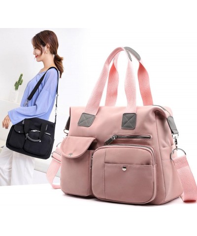 Women's Shoulder Bag Changing Bag,Nylon Bag,Hand-held Large Capacity Travel Bag Burgundy $18.72 Shoulder Bags