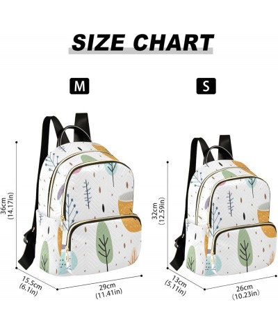 Mark Cup and Tree Fashion Backpack Purse Ladies Fashion Rucksack Travel Shoulder Bag Casual Daily Backpack Work Bag Medium $1...