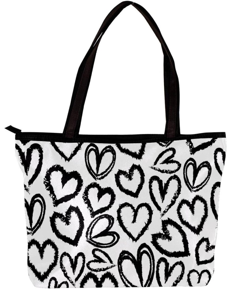 Handbag Hearts Seamless Pattern Size: 11.8x4.1x15.4 inches storage bag Handbag $15.33 Handbags