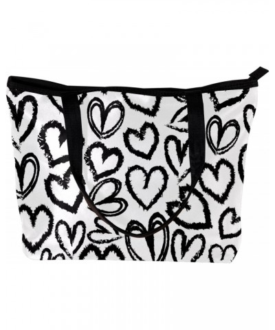 Handbag Hearts Seamless Pattern Size: 11.8x4.1x15.4 inches storage bag Handbag $15.33 Handbags