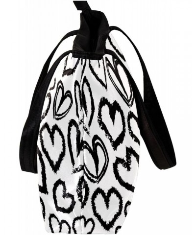 Handbag Hearts Seamless Pattern Size: 11.8x4.1x15.4 inches storage bag Handbag $15.33 Handbags