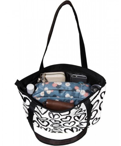 Handbag Hearts Seamless Pattern Size: 11.8x4.1x15.4 inches storage bag Handbag $15.33 Handbags