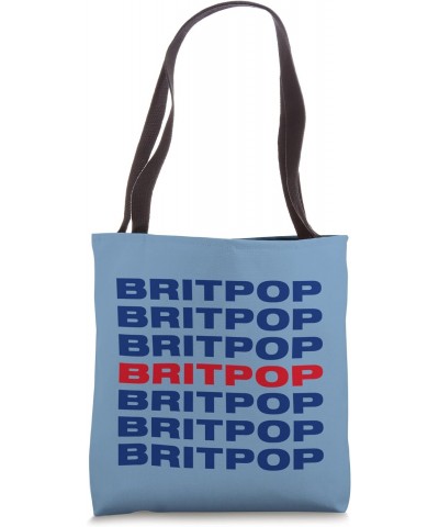 BRITPOP Retro Repeating Design Tote Bag $11.93 Totes