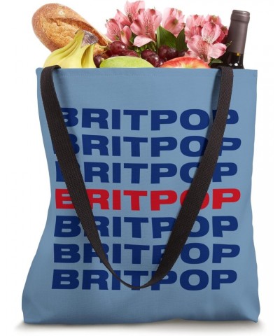 BRITPOP Retro Repeating Design Tote Bag $11.93 Totes