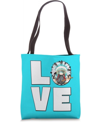 Funny Indian Chief Grandpa Gnome Love Native American Daddy Tote Bag $12.48 Totes